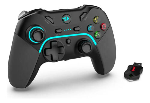 Joystick Gamepad Redragon Harrow Pro G808 Inalambrico Ps3 Pc Negro