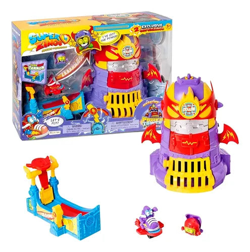 Superzing Playset Power Assault Torre + Rampa + 2 Figuras