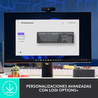 Logitech Mx Mechanical, Teclado Recargable De Alto Desempeño Idioma Español España Color Del Teclado Grafito