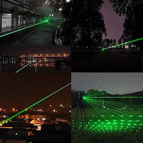 Puntero Láser Verde 303 1000mw Largo Alcance Pila Recargable Verde