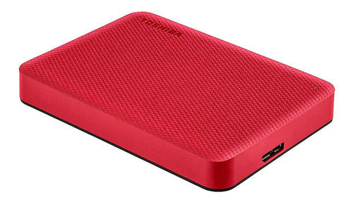 Disco Duro Externo Toshiba Canvio Advance 4tb Usb 3.0 Portátil Rojo Hdtca40xr3ca
