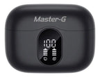 Audifonos Inalambricos Master-g Buds30 Tws Bluetooth V5.3 Negro