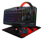 Kit Gamer Redragon Teclado Mouse Y Audifonos S101 Combo 4en1 Negro