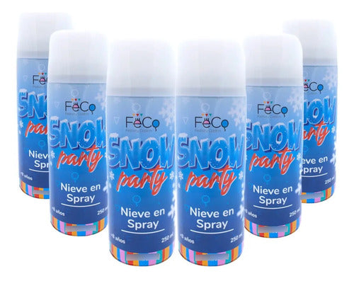 24 Nieves Spray Nieve Artificial Navidad  Fiestas