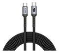 Cable Usb-c A Usb-c Master-g Carga Rapida 100w Antinudos 1m Negro