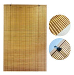 Cortina Enrollable De Bambu Homey Cortina Roller 150x180 Natural Claro