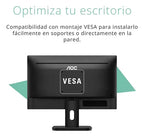 Monitor Aoc Con Pantalla De 21.5  60hz Y Resolución Full Hd Negro