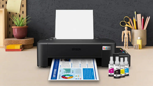 Impresora Simple Función A Color Epson Ecotank L121 Usb 220v Negro