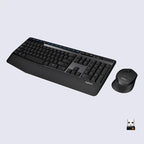 Kit Teclado Y Mouse Inalambrico Logitech Mk345 Color Del Mouse Negro Color Del Teclado Negro