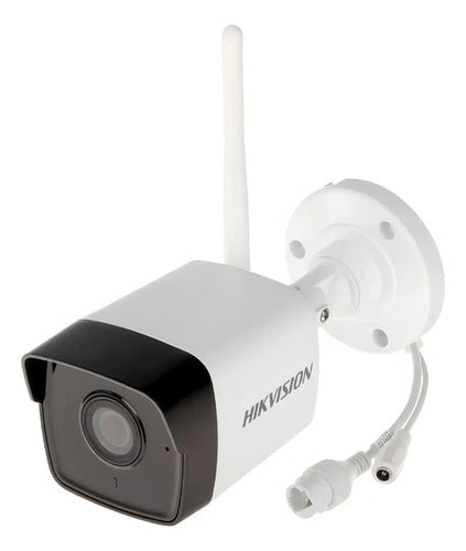 Camara Bala Ip 2mp Hikvision Ir30m Wifi Microno Color Blanco