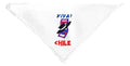 Pañuelo De Cueca Bordado Fiestas Patrias Danzas Viva Chile Blanco Viva Chile