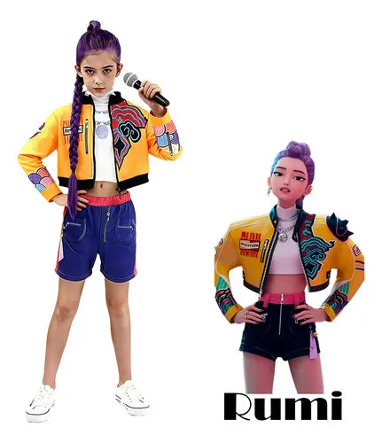 Traje Disfraz  Rumi Mira Zoey Guerreras K-pop  Demon Hunter  Rumi