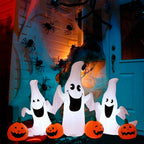 Deco Familia Fantasma Inflable Led 180cm Halloween Decoracin