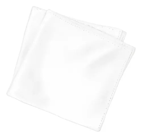 Pañuelo Cueca Competencia Liso Fiestas Patrias Y Danzas Blanco Liso