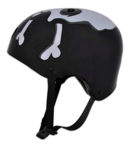 Cascos Para Bicicletas Tipo Urbano Calavera Ciclismo Unisex Negro Estandar