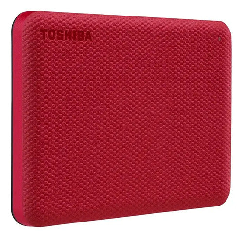 Disco Duro Externo Toshiba 1tb 2.5  Usb 3.2 Canvio Advance Rojo
