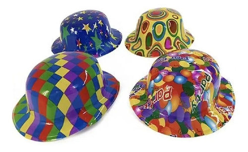 X12 Gorros Chaplin Fiestas Celebraciones Diseños Surtidos Surtidos