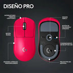 Mouse Gamer Inalambrico Logitech Pro X Superlight 2 Hero 2 Rosa