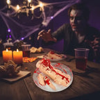 Bandeja Pie Y Dedos Decoración Halloween Broma Gore Pie Y Dedos