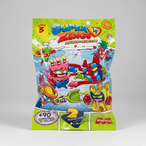 X1 Sobre Two Pack Superzings Figuras Coleccionables Serie 3