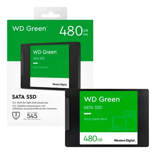 Disco Solido Ssd Interno Wd Green 480gb Sata 6gb/s 545mb/s Verde