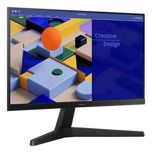 Monitor Samsung S31c Lcd Plano 24 Pulgadas 75hz Ips Negro