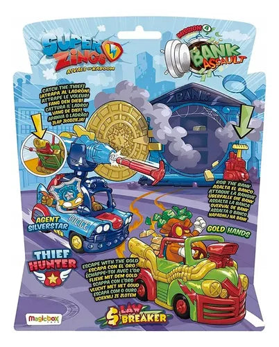 Superzings Blister Mission 4 / Asalto Al Banco Original