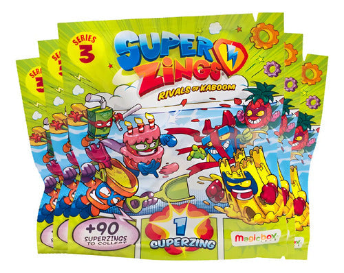 Super Zings Caja 25 Figuras Coleccionables Serie 3