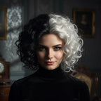 Peluca Halloween Peluca Cruella 101 Dalmatas