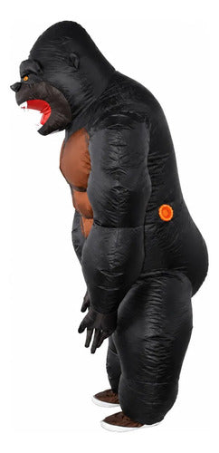 Disfraz Inflable Gorila Halloween Fiestas Niños Y Adultos Gorila Adulto 160-190cm