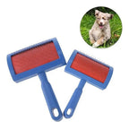 Cepillo Para Mascotas Tipo Agujas Eficaz Para Pulgas Pelaje Azul