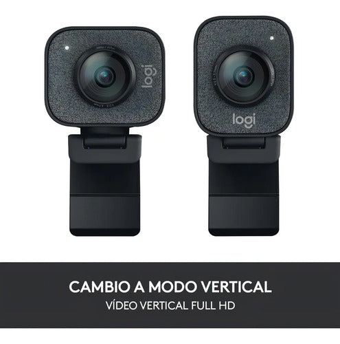 Webcam Logitech Stream Cam Usb-c 60 Fps Full Hd 1080p Color Gris Oscuro