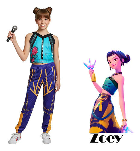 Traje Disfraz  Rumi Mira Zoey Guerreras K-pop  Demon Hunter  Zoey