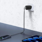 Cargador Master-g Carga Rapida 45w Multipuerto + Cable Usb-c Negro