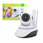 Camara Ip Wifi 1080p Onvif 2m Hd Visión Nocturna 360 Grados Blanco