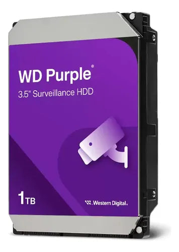 Disco Duro Interno Western Digital Purple 1tb Pc / Nvr / Dvr Púrpura