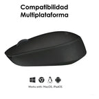 Mouse Inalambrico Logitech M170 Banda 2.4ghz Sensor 1000dpi Negro