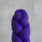 Extension Trenza Rumi Guerreras K Pop Disfraz Cosplay 60cm Violeta