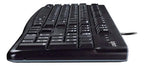 Teclado Alambrico Logitech K120 Usb 2.0 Español Antiderrame Negro Español España