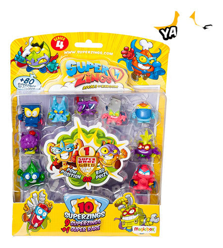 Superzings Serie 4 Original Blister 10 Figuras Coleccionable