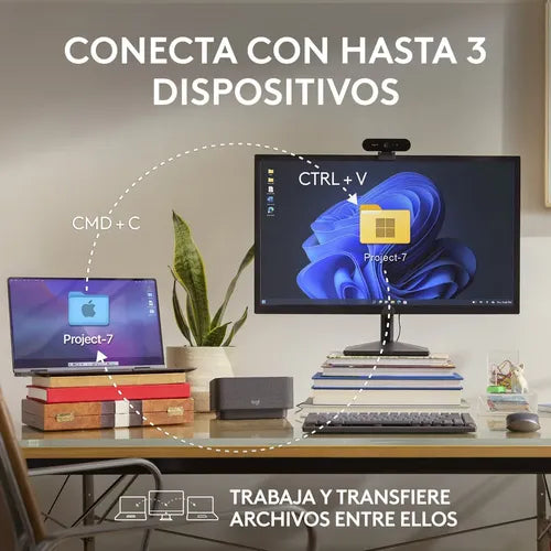 Ratón Inalámbrico Logitech Mx Anywhere 3s Graphite Grafito