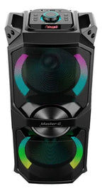 Parlante Karaoke Master-g Mgluxor Bluetooth  5.3  6,5x2 Tws Negro