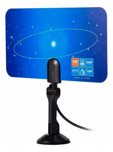 Antena De Tv Digital Hd Antena Para Interiores Hdtv 4k 1080p