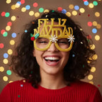 Pack 12 Lentes Anteojos Surtido Fiestas Celebracion Navideña Surtido Feliz Navidad