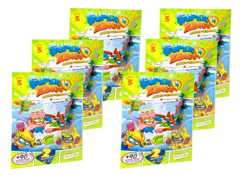 Pack 5 Sobres Twopack Superzings Coleccionables Serie 3