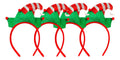 Pack 12 Cintillos Elfo Duende Fiesta Celebraciones Navideñas Verde