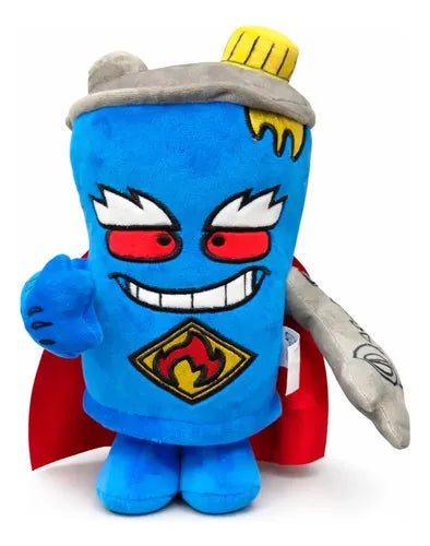 Peluche Superzings Mr King Super Raro Original 24 Cm Serie 3 Mr King
