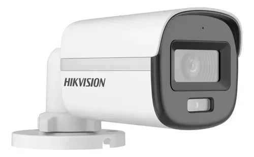 Camara Minibala Hikvision Smart Hybrid Light 3k Colorvu Ip67 Blanco