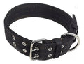 Collar De Lona Para Grandes Mascotas 65cm Maxima Resistencia Negro