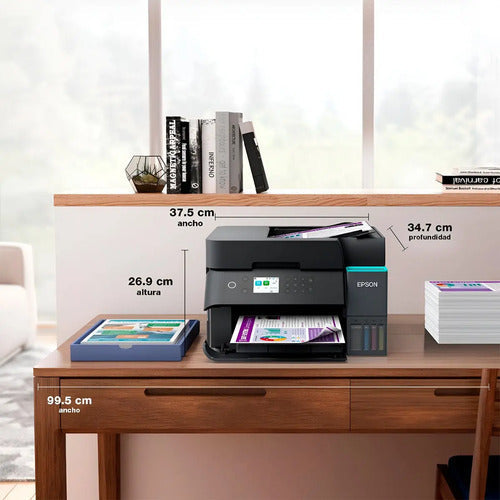 Impresora Multifuncional Epson Ecotank L6370 Wifi Duplex App Negro